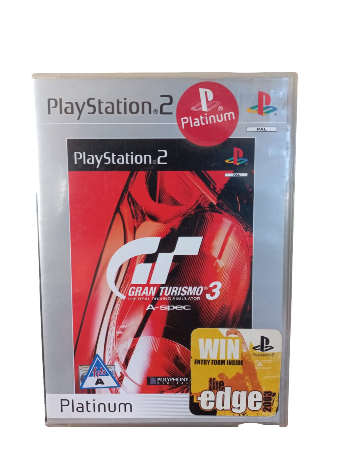 Gran Turismo3 A-Spec Platinum, (CIB)