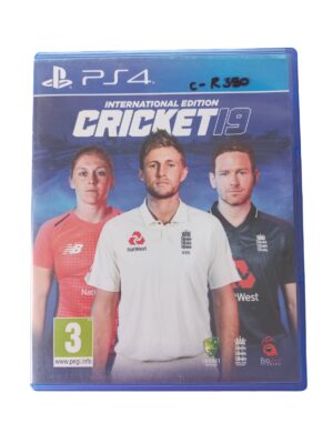 Cricket 19 — PS4 — NO MANUAL