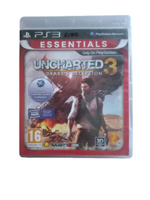 PS3 Uncharted 3: Drake’s Deception — Essentials, CIB